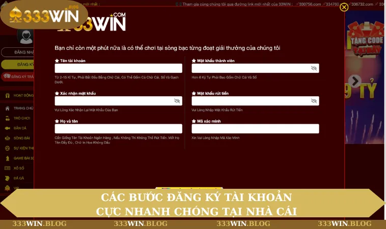 Home 34 Các bước đăng ký tài khoản cực nhanh chóng tại nhà cái