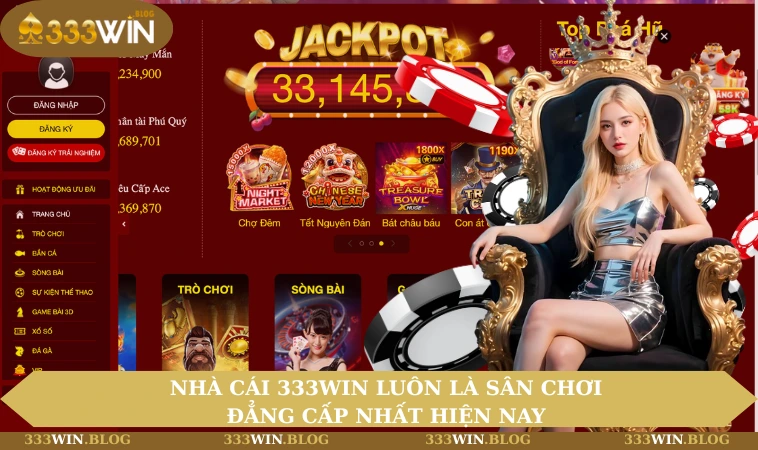 Home 26 Nhà cái 333WIN luôn là sân chơi đẳng cấp nhất hiện nay