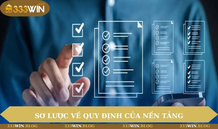 Điều khoản sử dụng 333WIN 1 Sơ lược về quy định của nền tảng