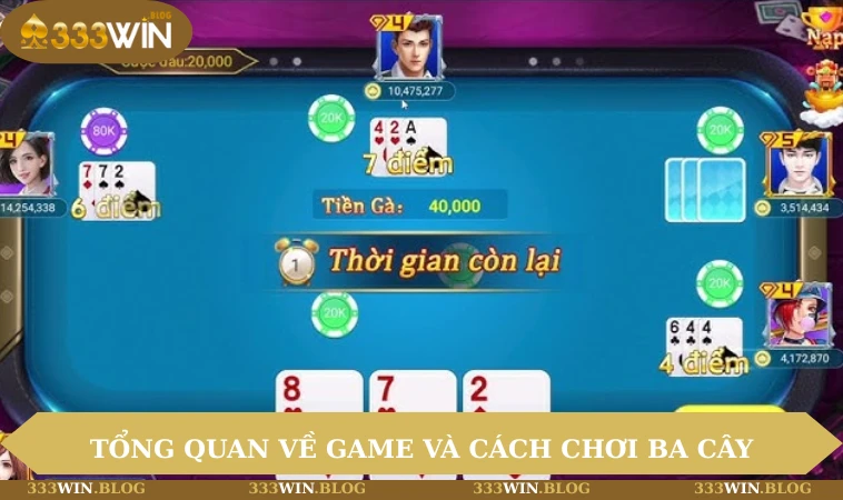 Cách Chơi Ba Cây - Bí Quyết Chơi Nâng Cao Tỷ Lệ Thắng 1 Tổng quan về game và cách chơi ba cây
